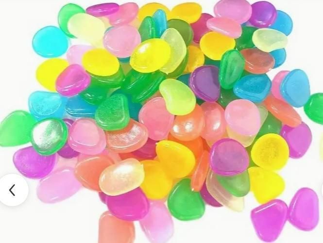 100pcs Mixed Color Glow Rocks